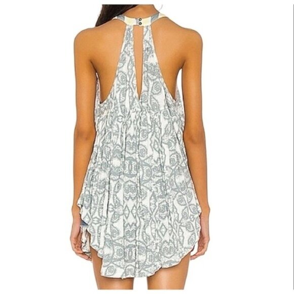 NWT Free People Women's Mimi Tunic Top MEDIUM Oversized High Neck‎ Tank OB944887 - Picture 3 of 16